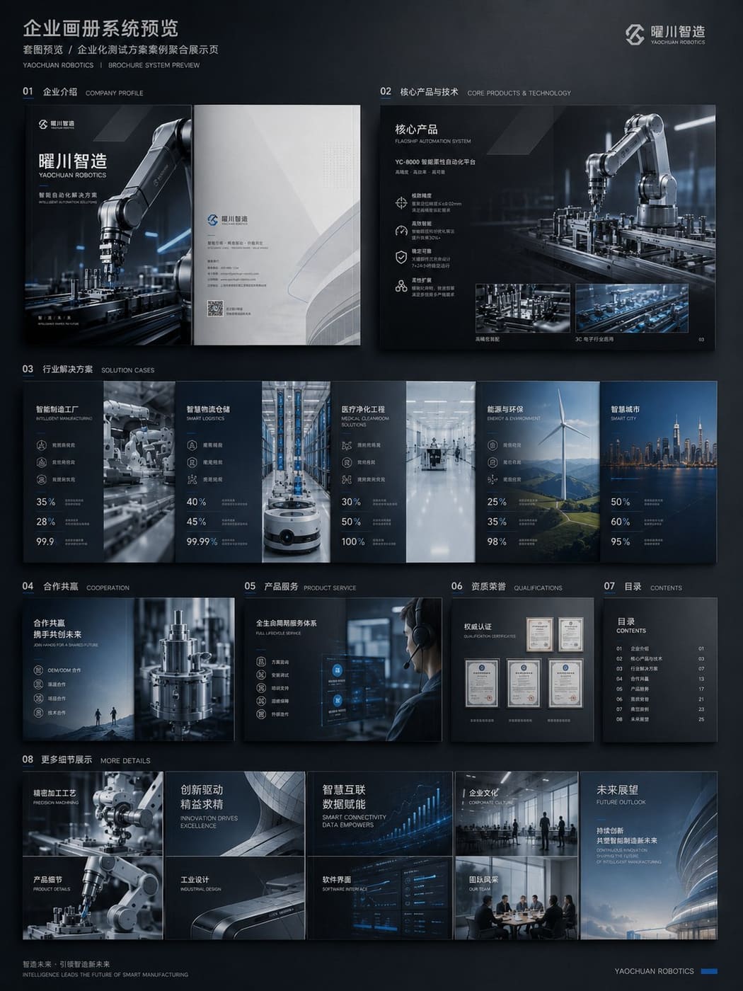 企业级商用画册视觉系统